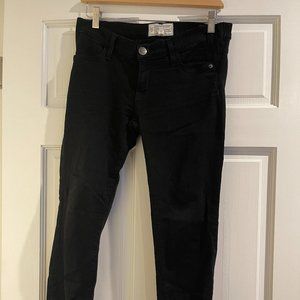Current Elliot Maternity Black Denim Size 28